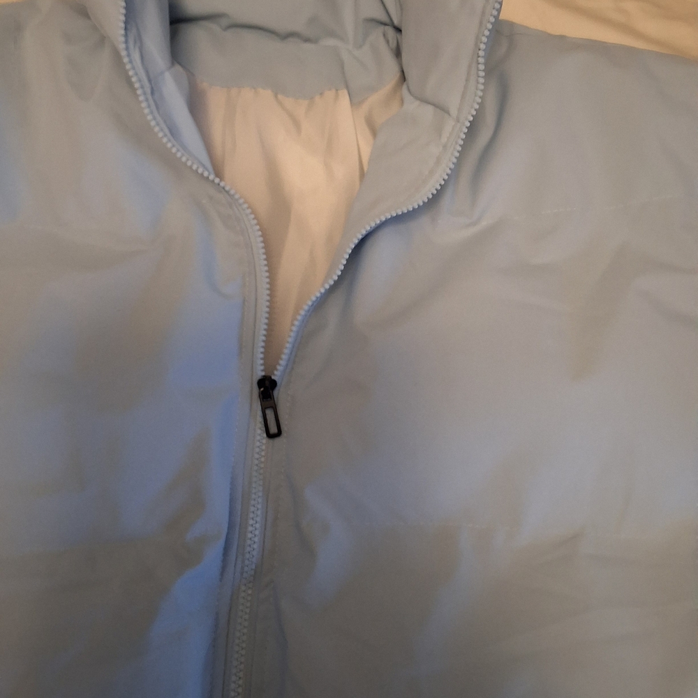 Light Blue Puffer Jacket